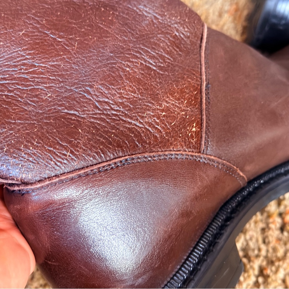 Blondo Brown Leather Boots - Picture 8 of 16